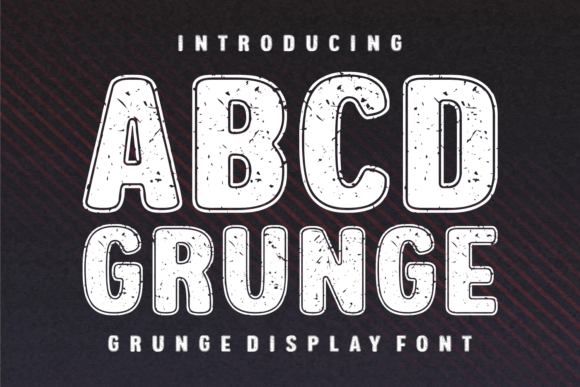 Abcd Grunge: Your Font for Vintage & Edgy Design