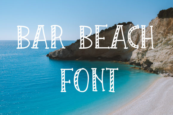 Bar Beach: A Display Font for Bold, Modern Designs