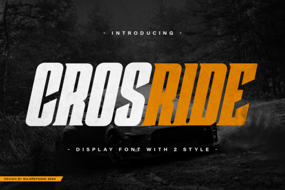 Crosride: The Fast-Track Typeface for Modern Branding