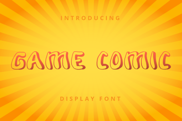 Game Comic: A Creative Font for Fun Designs