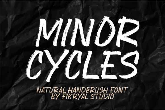 Minor Cycles: The Natural Handbrush Font for Authentic Design