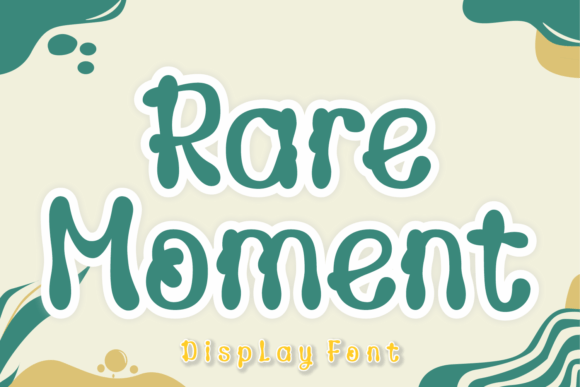 Rare Moment: A Creative Display Font for Bold Projects