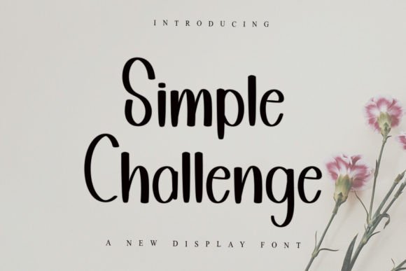 Simple Challenge: A Creative Font for Impactful Design
