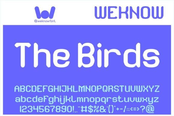 The Birds: A Display Font for Distinctive Branding